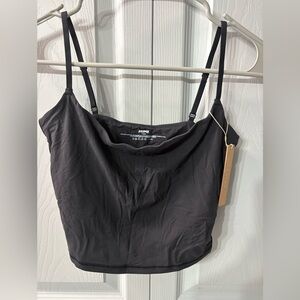 NWT SKIMS Fits Everybody Cropped Cami Onyx size M #TP-CAM-4109